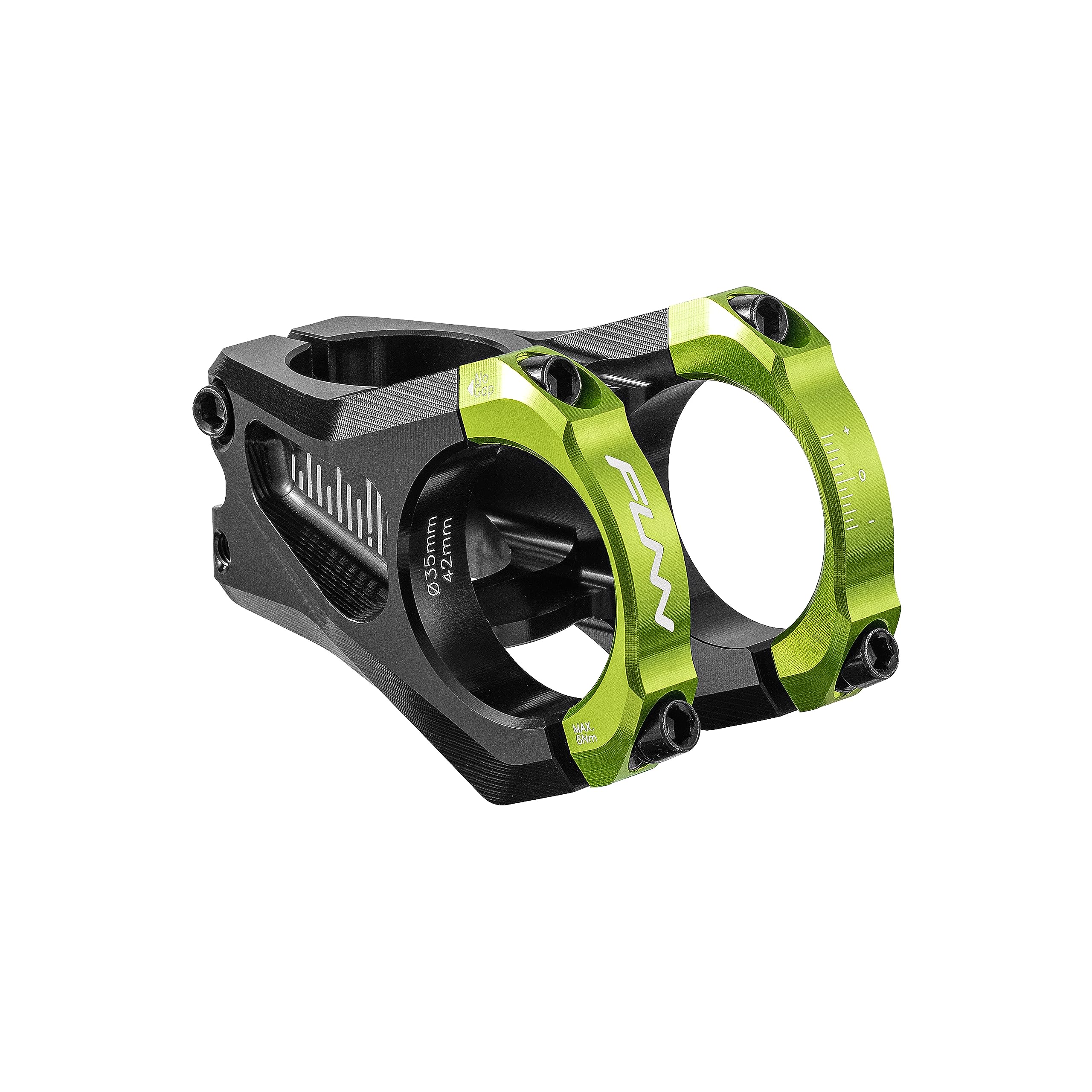 乐天商城 - Funn イコライザー (Equalizer) バイクステム - ゼロライズ、長さ42mmのステム、バークランプ35mm、0度の自転車ステム、マウンテンバイクとBMXバイク用 (グリーン)