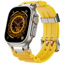 BinGeLi コンパチブル アップルウォッチ バンド 49mm 46mm 45mm 44mm 42mm Apple Watch バンド スポーツ シリコーン ...