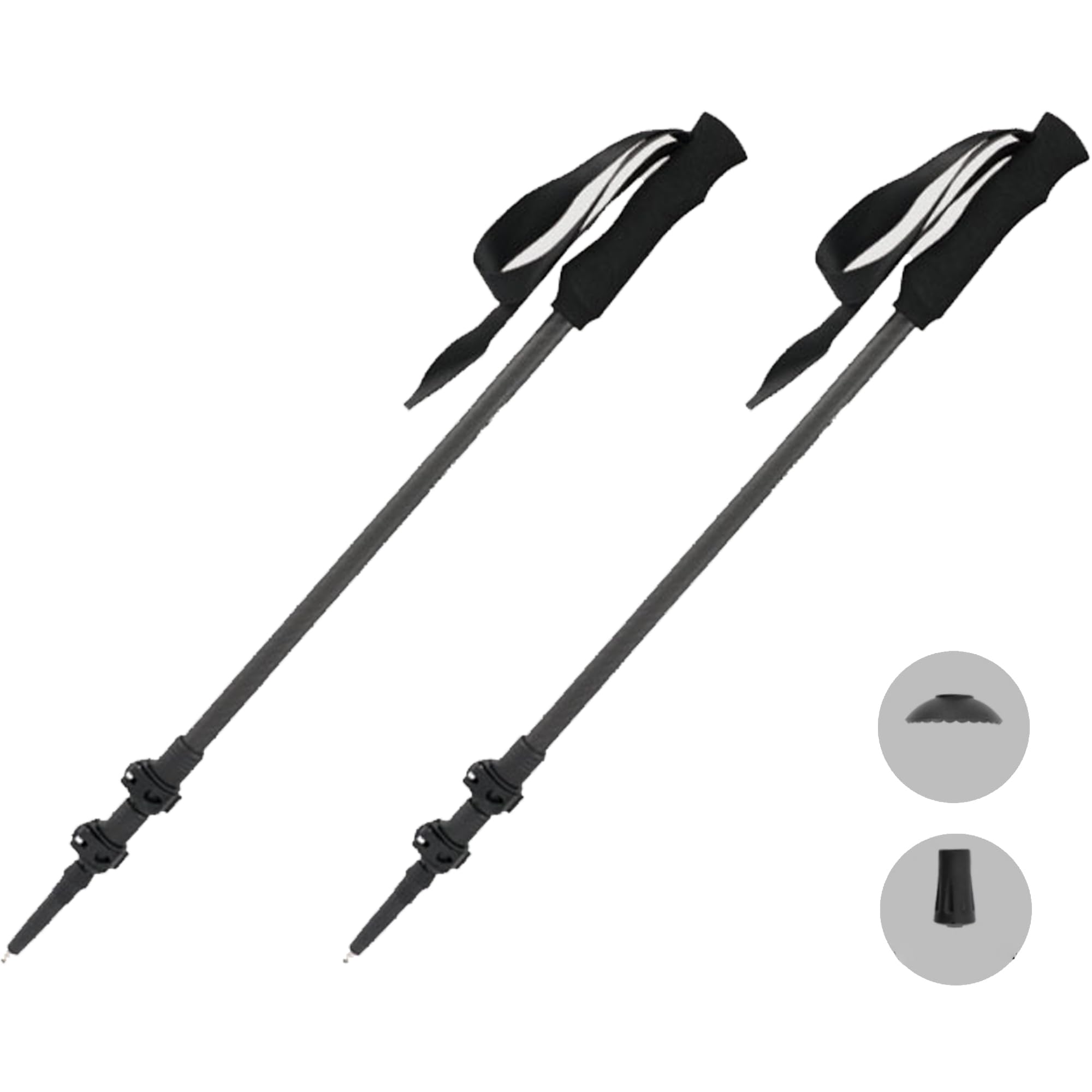 楽天湖南オンライン3F UL GEAR トレッキングポール 1本/2本セット 182g超軽量 高強度カーボン 折り畳み 高強度タングステンスチール先端 男女兼用 伸縮杖 登山杖 ストック ウォーキング ステッキ アウトドア 登山 トレッキング コンパクト スキー 旅行 遠足