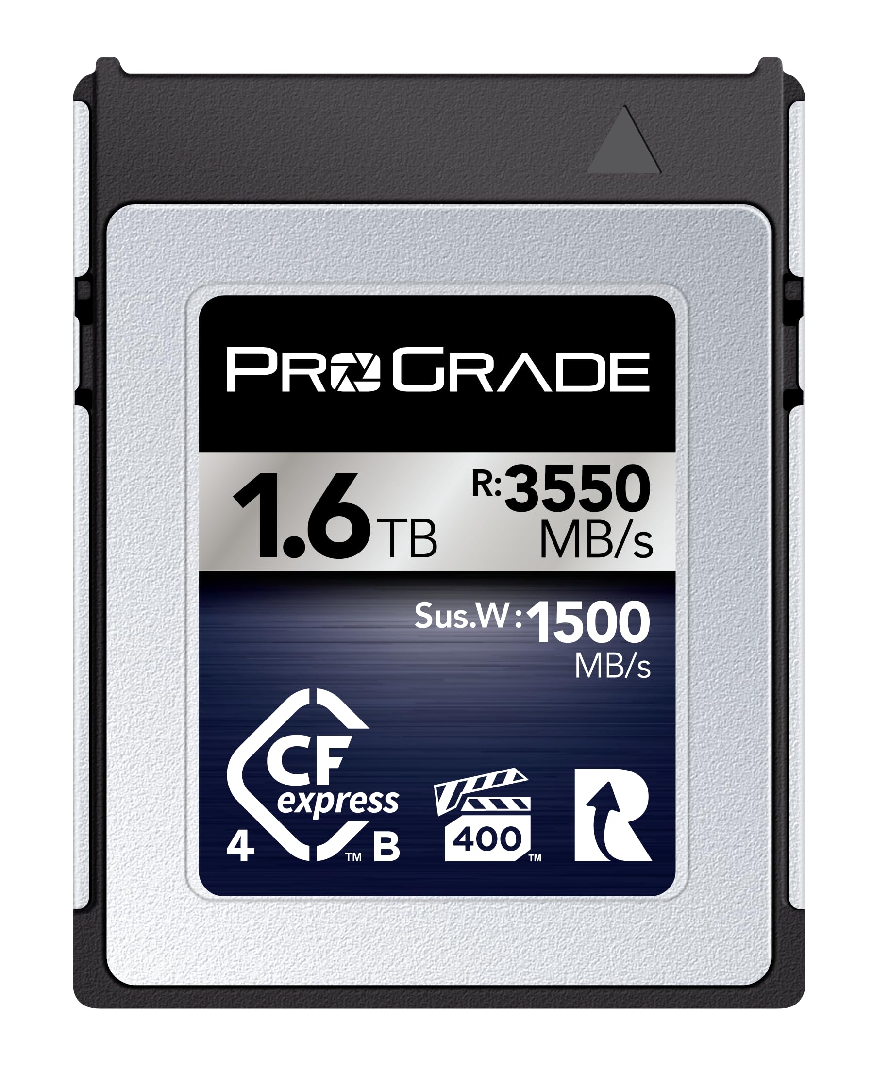 ProGrade Digital CFexpress 4.0 Type B IRIDIUM 1.6TB メモリーカード (最大読込3550MB/s 最大書込3000MB/s VPG400) 正規輸入品
