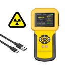 放射線測定器 高精度 核放射線検出器 ガイガー カウンター 核放射計 LCD ディスプレイ 放射性検出器検出ベータ ガンマ X 線 CPM レベル アラーム付き、充電式放射線モニター AP-886A