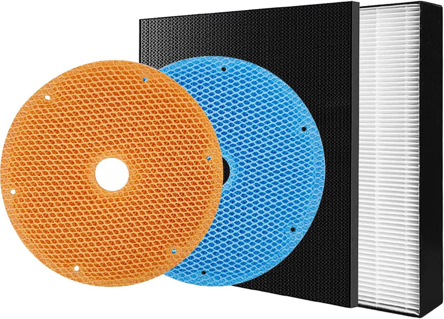 B&A KAFP080B4集塵HEPAフィルター1枚 2291097 脱臭フィルター1枚 KNME080A4加湿フィルター1枚 空気清浄..