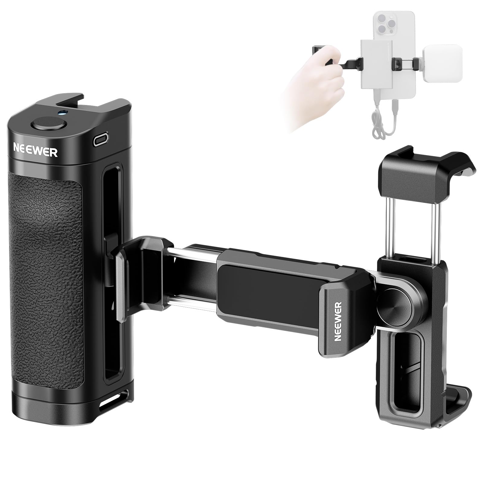 NEEWER Bluetoothɥϥɥ å꡼ 55-82mm 360žǽʥޥۥ/SSDۥ/...