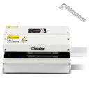Hanchen 全自動シーラー機 業務用シーラー 自動ローラー包装機 最大6m/min シール幅10mm 50~200℃温度調整可能 小型 家庭用 連続バンドシーラー フィルムシール 食品包装 フプラスチック袋/アルミ袋/クラフト紙袋 卓上シーラー フード