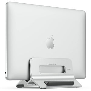 SODI ノートパソコンスタンド 縦置き MacBook対応スタンド 幅調節不要 PCスタンド 重力ロック ラップトップスタンド 安定性向上 冷却効果 省スペース 自動的に 意匠特許権 Vertical Laptop Stand アルミ合金素材 日本語取扱