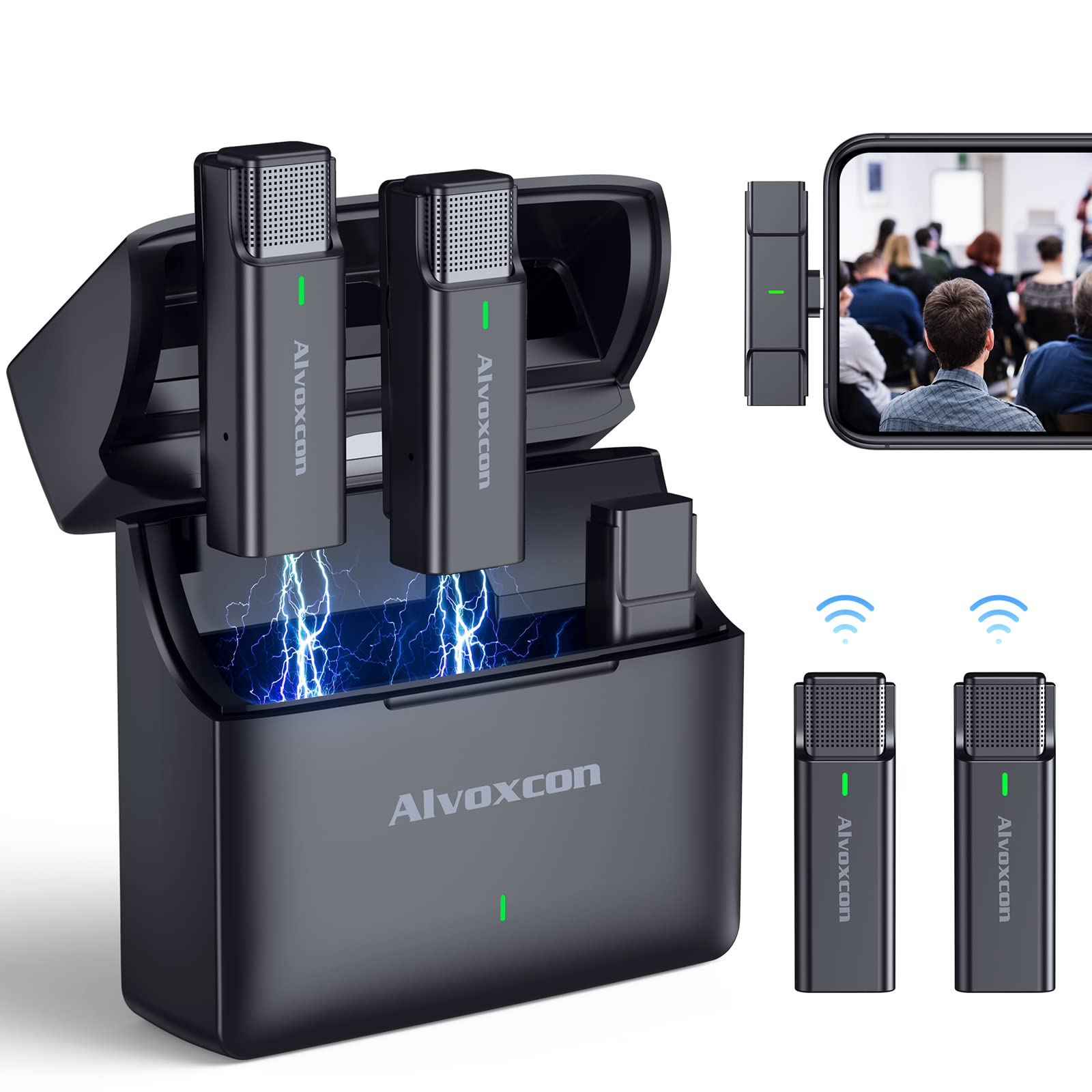 磻쥹ޥ2.4G iPhone Alvoxcon ԥޥ ޥ۳դޥ Ķ Ǽťդ ̵ޥ ɥ...
