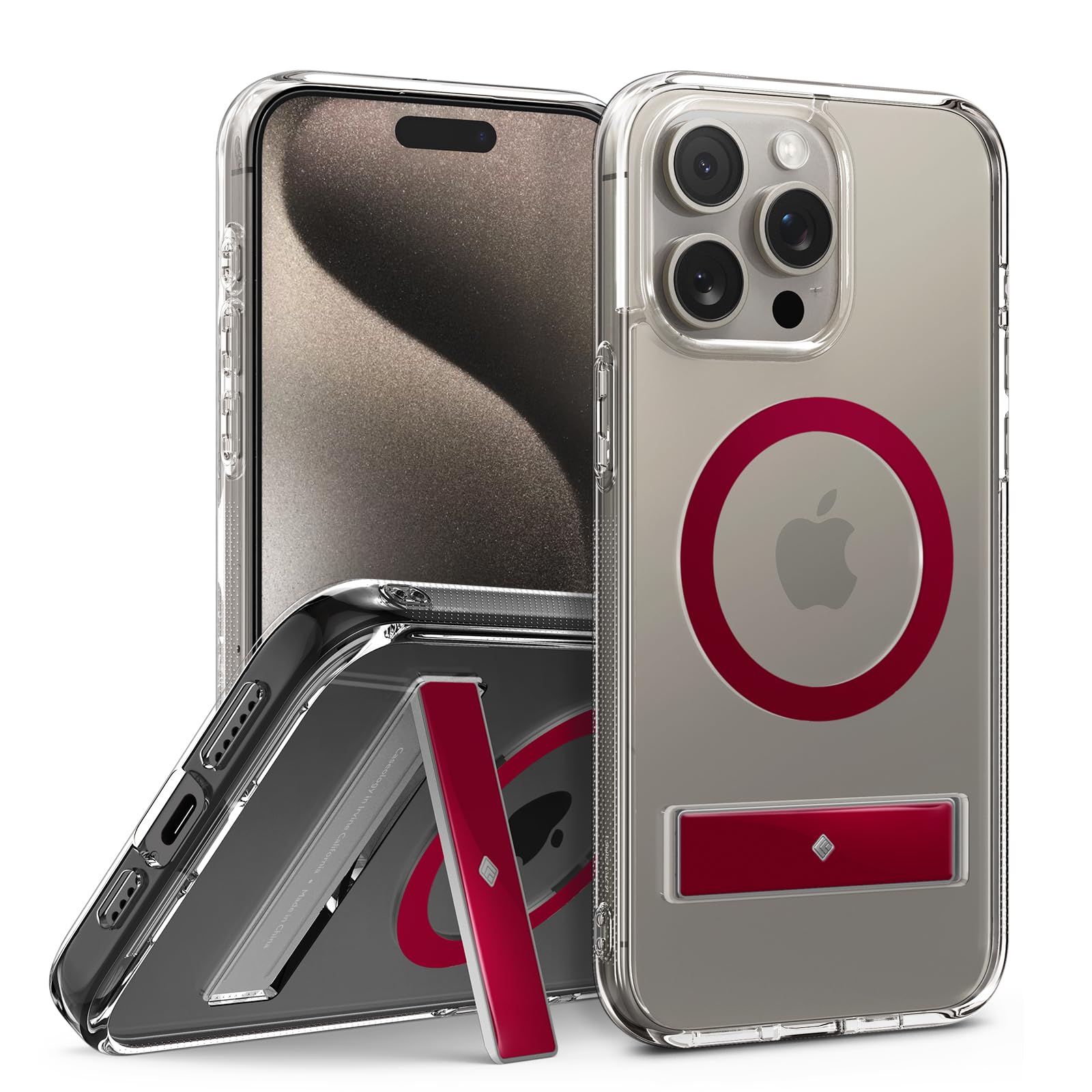 2023ǯĶϼϡ Caseology iPhone 15 Pro Max   MagSafeб Ѿ׷ å ߤ ɻ TPU iPhone 15 Pro Max  С?ڥ顦ޥåɡʥꥢ
