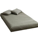 ボックスシーツ キング 180x200x30cm マットレスカバー オーガニックコットン洗いざらしの綿100% マチ部分約30cm ベッドシーツ ベットカバー 洋式・和式兼用 防ダニ グレー