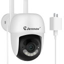 Jennov 防犯カメラ 屋外 wifi 2K IP66防水 自動追尾...(3)