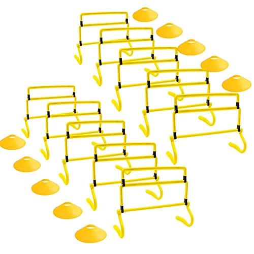 Voodans ハードル トレーニング 4段高さ調節可能 陸上競技 (10個セット)