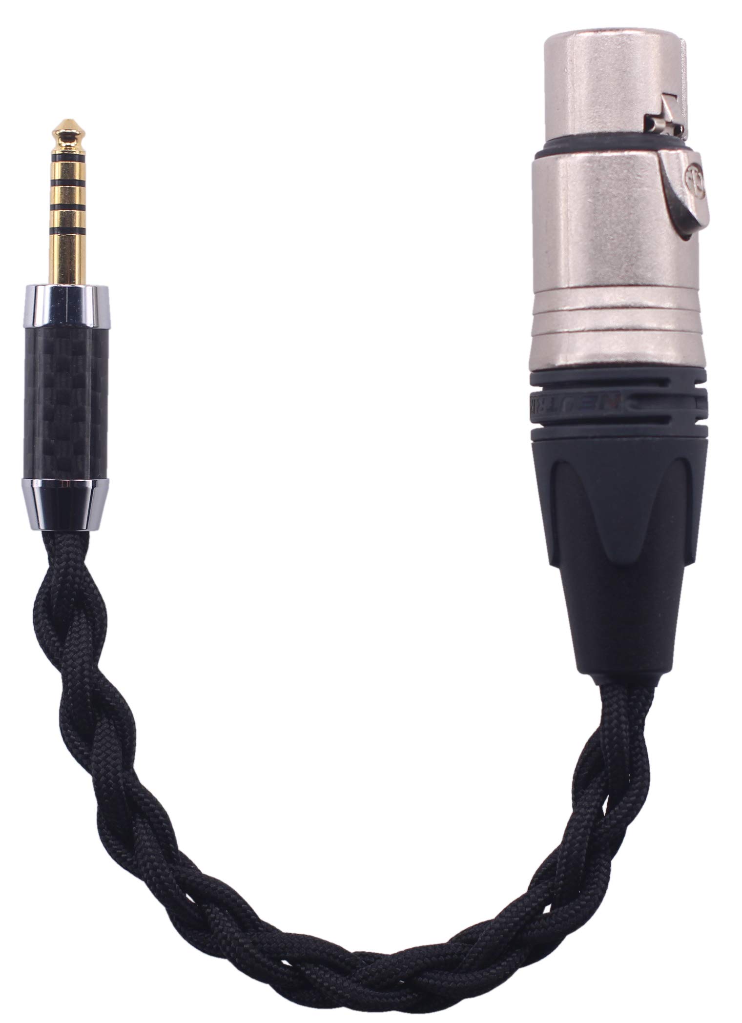 KK Cable TA-KA 4.4MM オス - 4ピン XLR メス ヘッドフォン バランス ケーブル、オーディオ アップグレ..