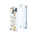 MAMBASNAKE×XINMENG M71 メカニカルキーボード ホットスワップ 3モード2.4G・bluetooth USB&Type-c有線 アルミ合金 65%ゲーミングキーボード ガスケット構造 リニアスイッチ CNC 71キーRGB テンキーレス