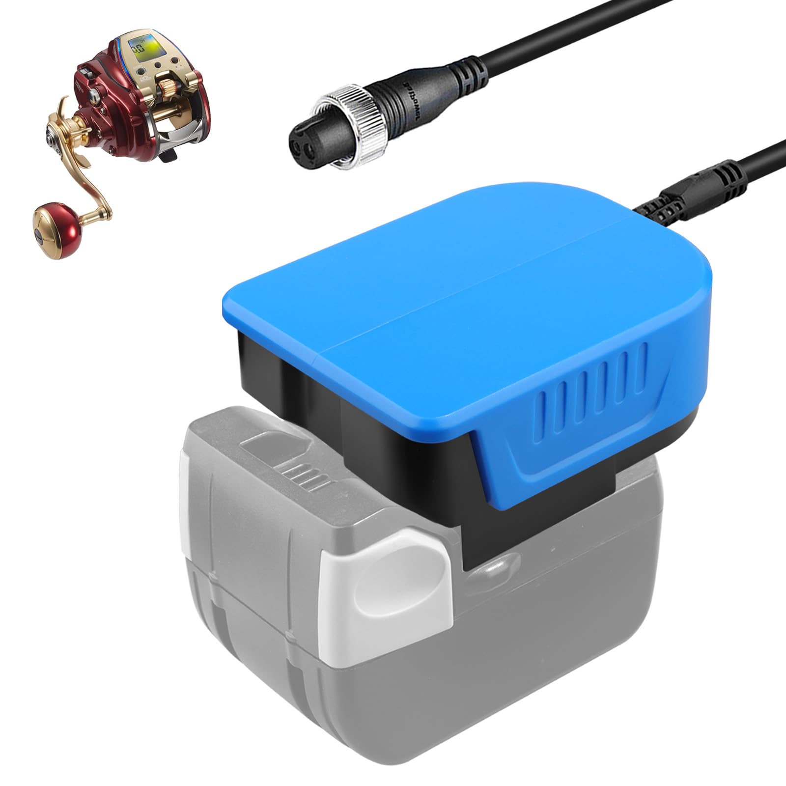 電動リール BWM-2300 ホワイト ACアダプター付き 電動リール BWM-2300 ホワイト ACアダプター付き 電動リール BWM