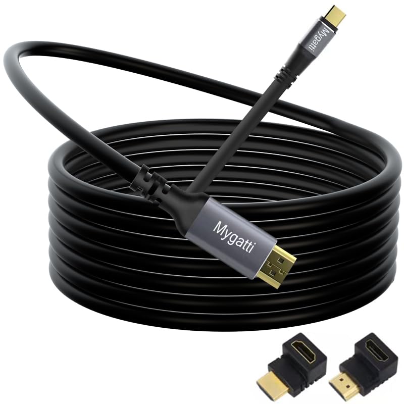 USB-C HDMI変換ケーブル 10M 26AWG OFC Type-c to hdmi cable 長い 支持4K@60Hz 2K@120Hz HDR タイプC ..