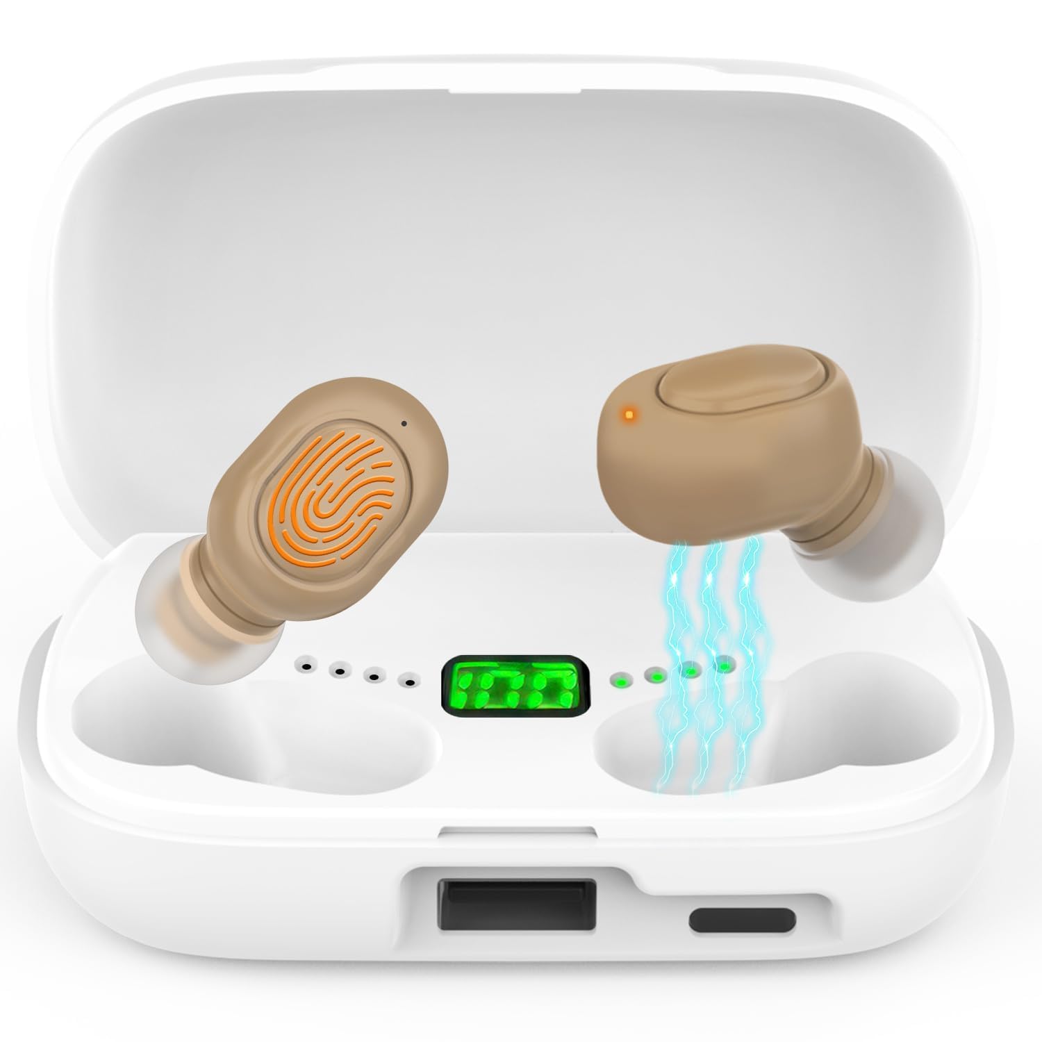 集音器 高齢者 しゅうおんき 【2025新登場・簡単操作・自動電源ON/OFF】4段階音量調整 音声拡聴器 最大20-30時間連続使用可 1200mah充電ケー...