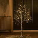Hairui クリスマス ツリー 白樺 LED ライト イルミネーション 48電球 結婚式 120cm ストリングライト フェイクグリーン 観葉植物