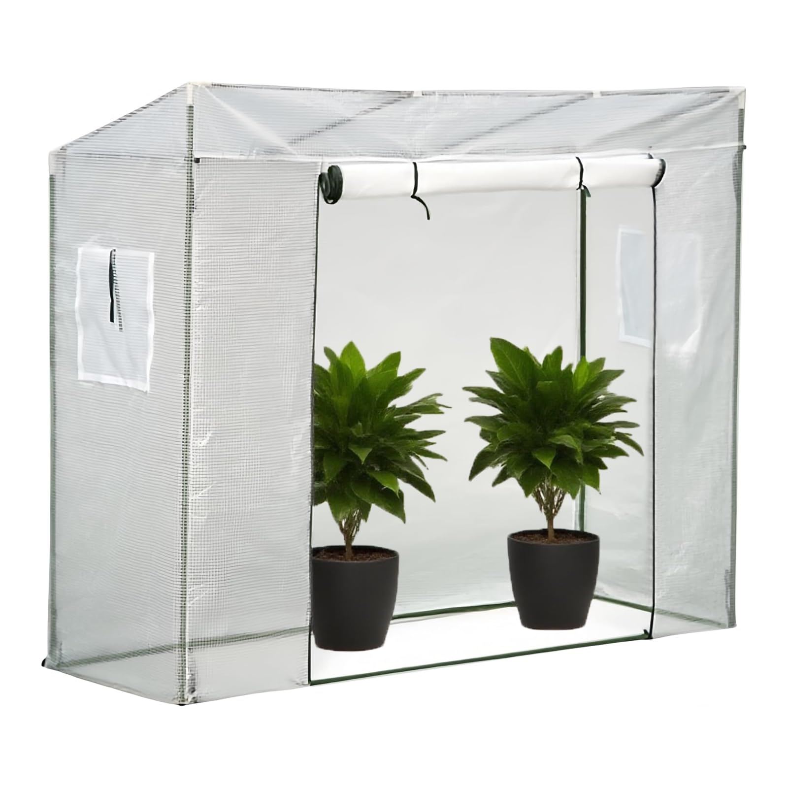 RUCOIN 温室ガーデンハウス ビニールハウス ビニール温室、170x77x200cm、大型 植物温室 DIY 観葉植物 ..