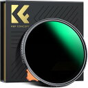K&F Concept 58mm 可変NDフィルター ND2-ND400 日本製AGC光学ガラス HD超解像力 低い反射率 360°無段階調節可能 28層ナノコーティング 撥水防汚キズ防止 薄型 ビデオ/風景撮影のレンズフィルター【メーカー直営店】