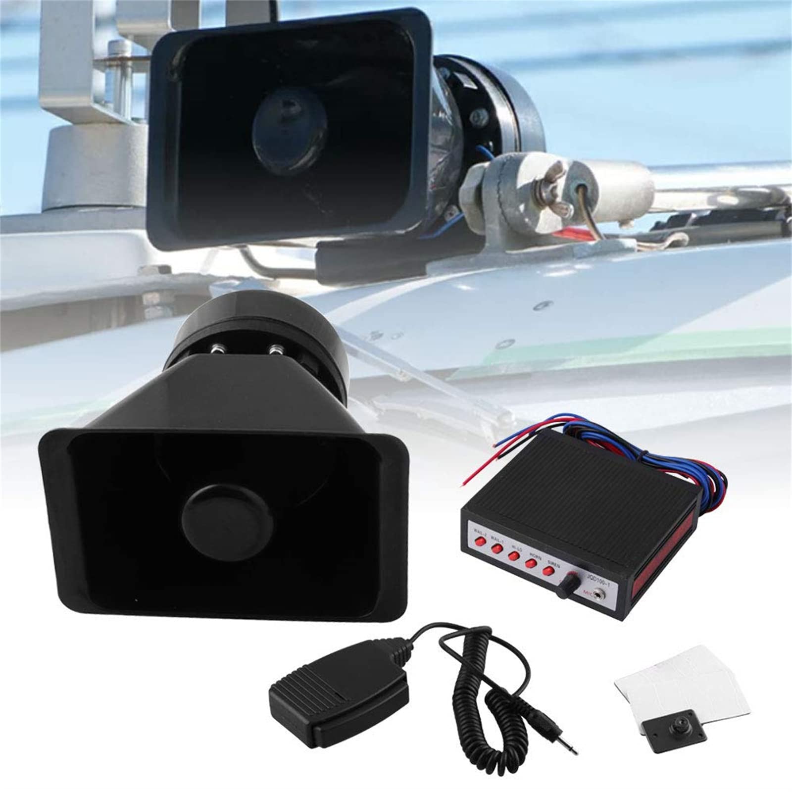 Jeyaic ���� �粻�� 120DB 100W 12V�ֺ��� ������ 5��η�ū�� ������� �ɿ她�ԡ��������ޥ���������ץ��å� ���� ���פ� ���󥫡� ��...