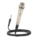 CAROL E dur-916S マイク XLR ダイナミック 単一指向性 スーパーカーディオイド 録音 歌ってみる 生放送 YOUTUBE ゲーム実況 動画配信 舞台 スタジオ スピーチ ボーカル向け 全方位 ボーカル スイッチ内蔵 マイクケーブル付 (