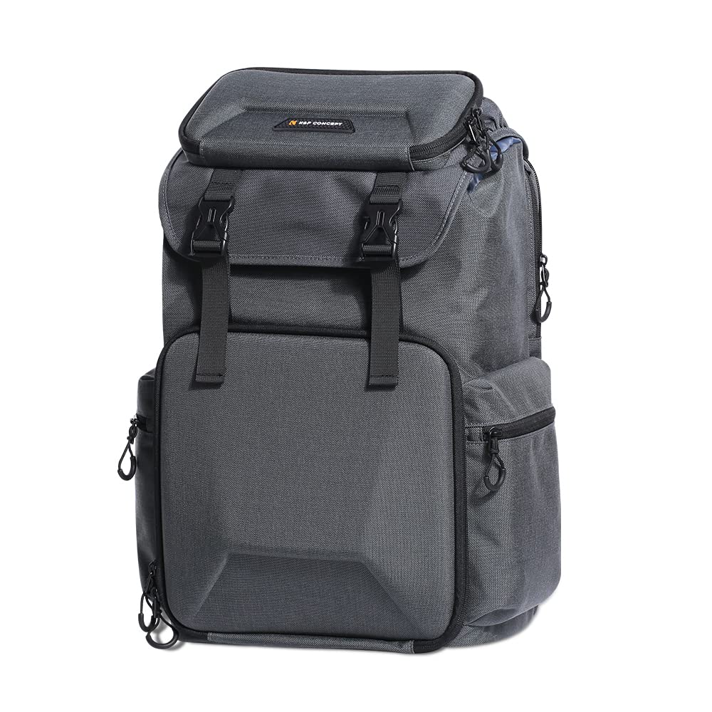 楽天湖南オンラインK&F Concept カメラバッグ カメラリュック リュックサック 25L 大容量 2気室 おしゃれ レインカバー付き EVA材質防水耐衝撃 16インチPC収納＆三脚収納可 旅行/撮影/登り/アウトドア撮影に適用