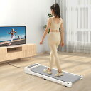 RUNFREELY ルームランナー 家庭用 ランニングマシン コンパクト 時速1~8km ウォーキングマシン 電動 静音 軽量 簡単移動 室内運動 ダイエット 有酸素運動 宅トレ フィットネス 薄型 組立不要 アイボリー