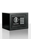金庫 6L 小型 家庭用 電子テンキー式 ミニ 金庫 家庭用 日本製 safe 簡易 壁付け対応 保・箱 保・柜 ホテル金庫 防犯金庫 子供用・学生用 店舗用 緊急キー2本 日本語説明書付 アンカーボルト*2本