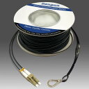 アーマード光ケーブル 100m - LC/LC コネクタ OM3 マルチモード デュプレックス 50/125μm 光ファイバーケーブル