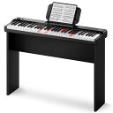 Donner キーボード ピアノ 電子ピアノ 光る鍵盤 61鍵盤 電池...(3)