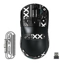 MAMBASNAKE×ATTACK SHARK X3 MAX 3モードマウス Pixart PAW3950 光学式センサー 光マイクロスイッチ 有線/2.4G無線/Bluetooth ダブルチャンネルBT5.4 42000DPI 750IPS 50G最大加