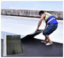 Enishige 粘着層付き改質アスファルトシート 防水アルミテープ 雨漏り補修テープ 屋根修繕 雨どい修理 ガルバリウム鋼板修理 漏水防熱耐久 常温粘着 施工簡単 幅1m x 長さ10m x 厚さ1.5mm