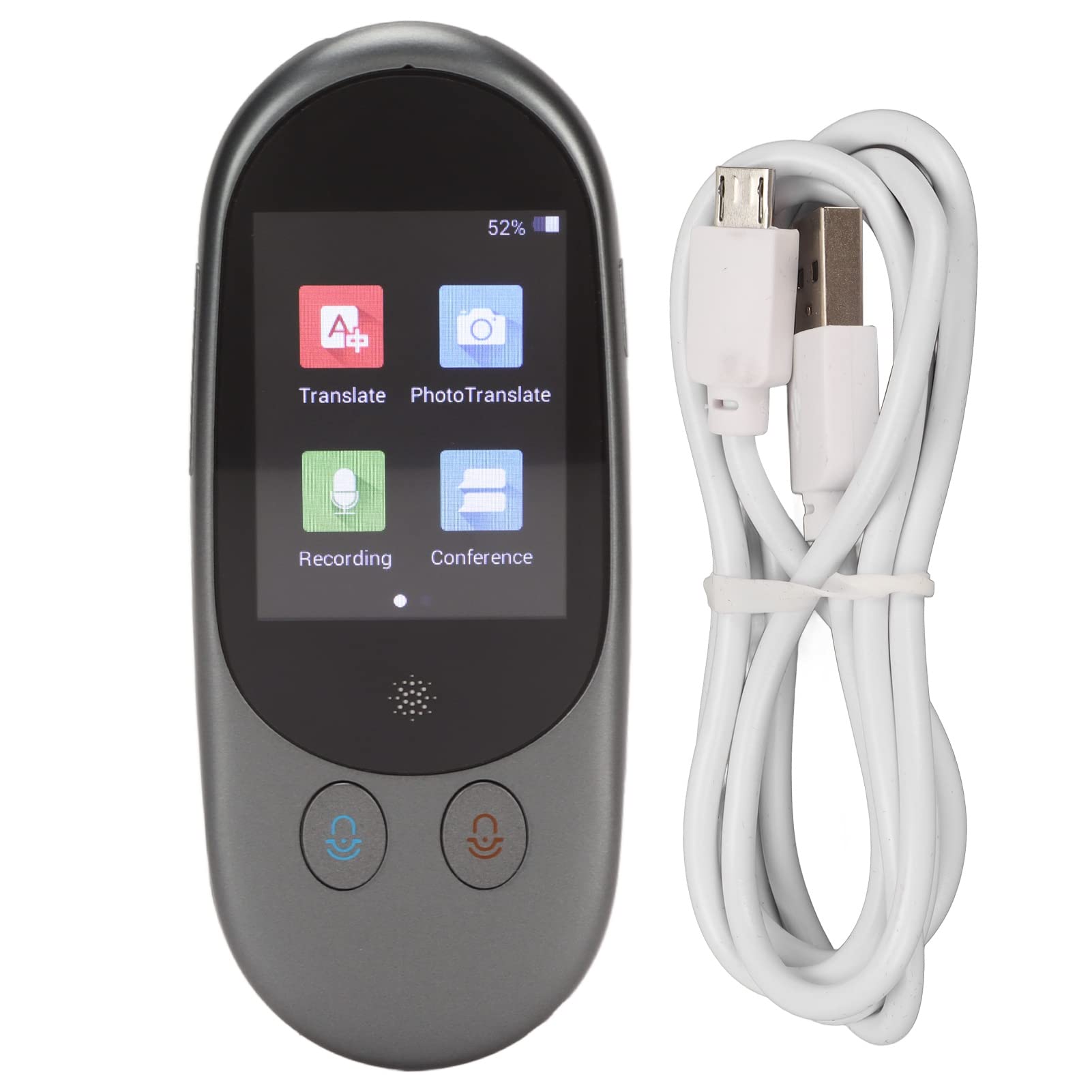 言語翻訳デバイス、アップグレード モデル 85 言語ポケット音声翻訳機サポート オフライン/WiFi/ホット..