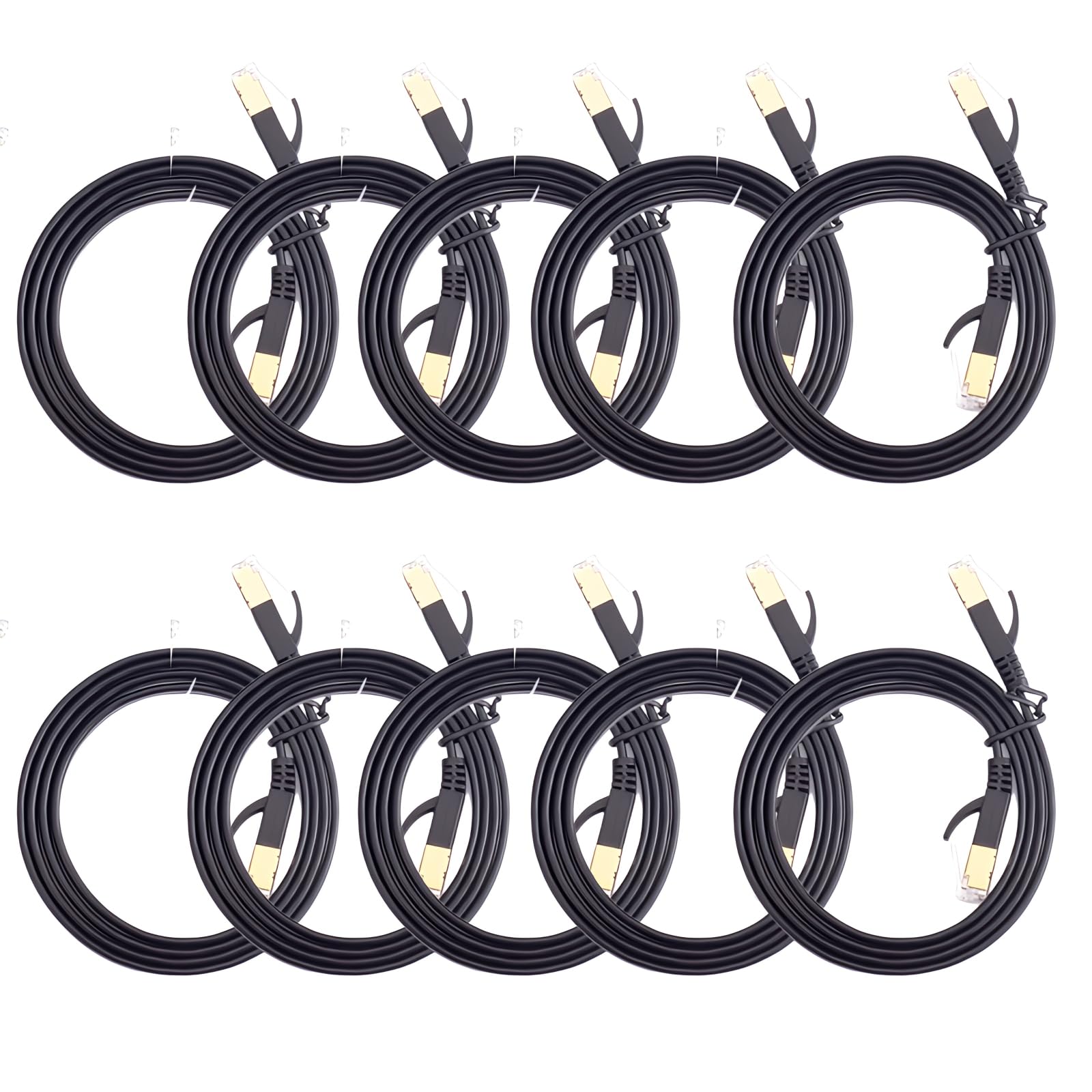 ノーブランド品 LANケーブル5m10本セ�