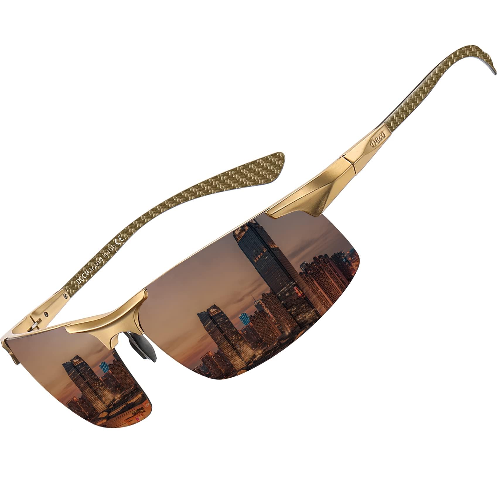 [DUCO] ���󥰥饹 ��� �礭�������� �и� ���󥰥饹 ���ݡ��� UV400 �ؤ󤳤� ���󤰤餹 �礭�ʴ�˸��� ���ú�������Ǻ� Ķ���� ��ž����...