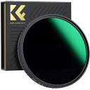 K&F Concept 77mm 可変NDフィルター ND8-ND128 X状ムラ軽減 AGC光学ガラス HD超解像力 低い反射率 28層ナノコーティング 撥水撥油キズ防止 薄型 ビデオ/風景撮影の減光フィルター 【メーカー直営店】