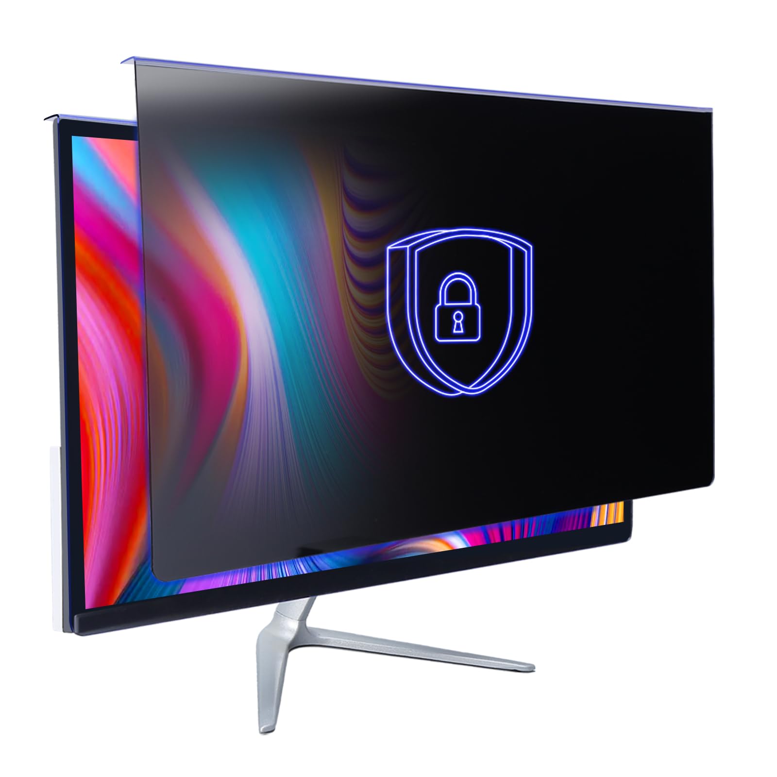 GUDTEKE 24インチ PCモニター用 覗き見防止 保護フィルム 23.6 23.8インチ吊り下げ式プライバシースクリーン保護フィルムと互換 ワイドスクリーン対応コンピュータのモニター、ワイド高比16:9、ブルーライトカット液晶保護フィルム (24イン