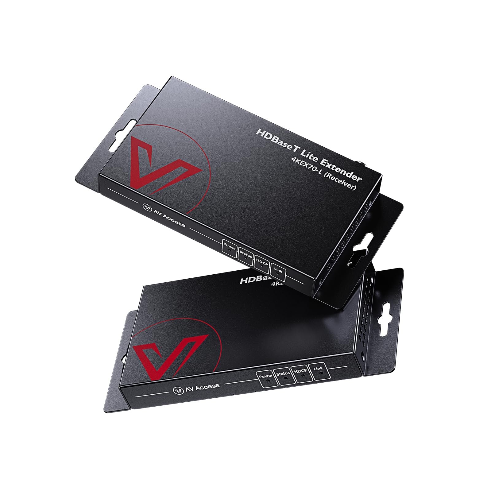 AV Access HDMI エクステンダー 4K@60Hz、HDMI lan エクステンダー， RJ45LAN 延長、最大サポート 70M イーサネット Cat6/Cat7 ネットワーク ケーブル伝送距離、CEC、EDID および POE 機能をサポート