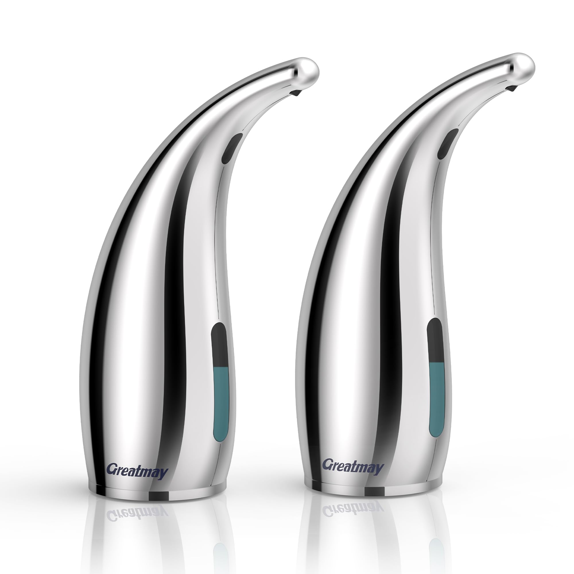 Summon The Elves 非接触式 自動 液体せっけんディスペンサー 300ml 電池式 プラスチック製、シハンドソープ 食器洗剤 自動ディスペンサー、卓上用 赤外線センサー 節約 衛生的 自動停止 防漏れ 家庭用 キッチン 洗面所対応・