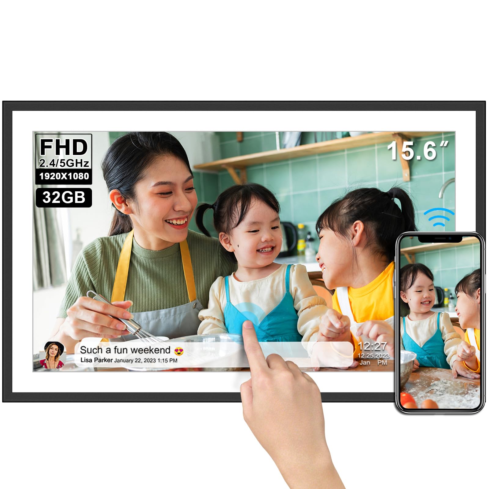 32GBǥեȥե졼 15.6 WiFiǥեȥե졼ࡢ̵SSAץǼ̿ӥǥñ˶ͭ1920x1080 FHD IPS...