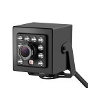 REVODATA ミニ 5MP PoE セキュリティ カメラ、940nm 不可視 IR ナイト ビジョン、3.6mm レンズ (75° FOV)、5 メガピクセル @ 20fps、屋内ホーム監視用 Ultra HD IP カメラ、リモート ビューイング、N(3)