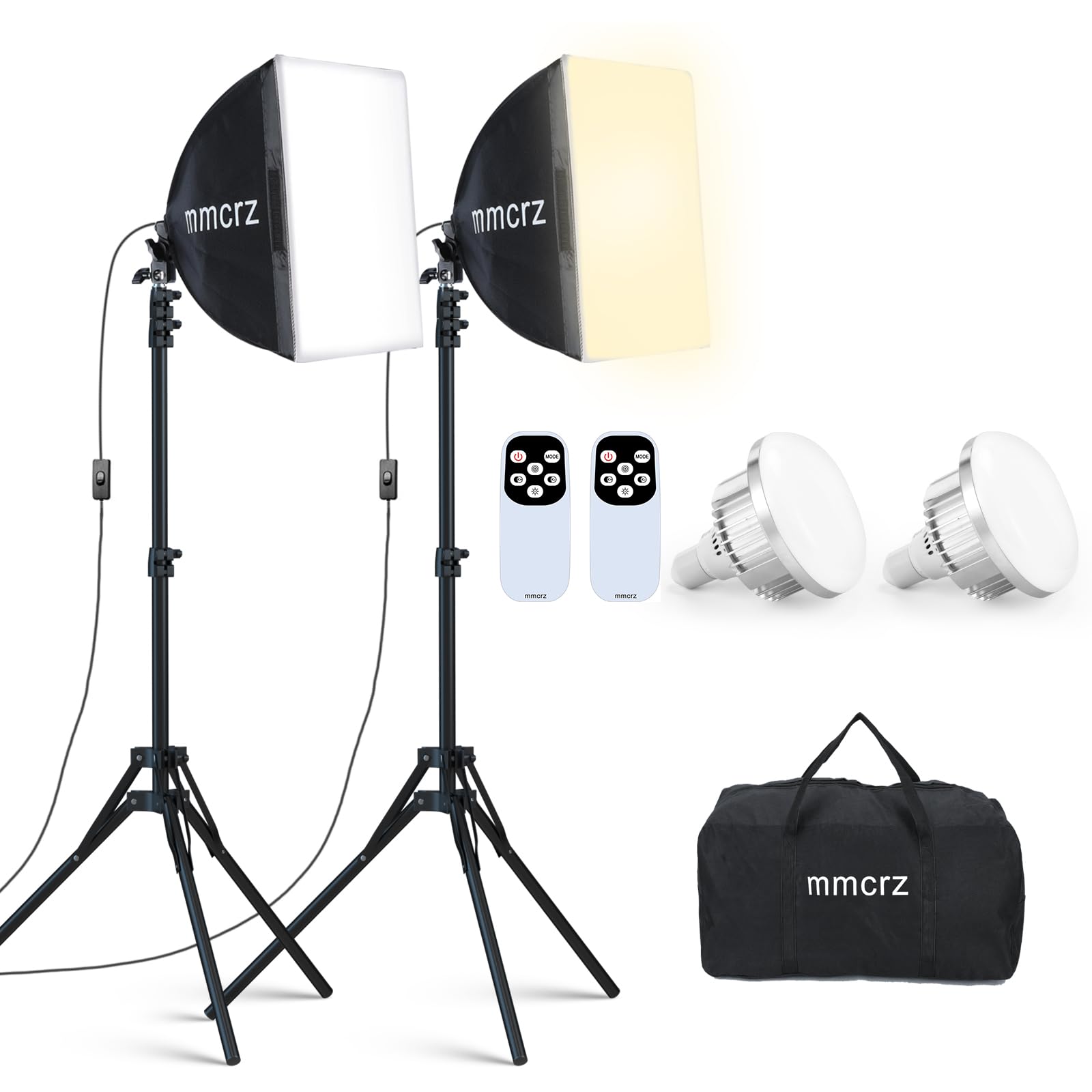 乐天商城 - 写真撮影ソフトボックス 40x40cmライトボックス LED 撮影用照明キッ 155cm調整可能三脚付き 5400K 写真照明用セット 折り畳み式スタジオ照明キット 収納バッグ付き お持ち込みやすい ポートレート スタジオ撮影用 製品撮影 ビデオ録画に最適