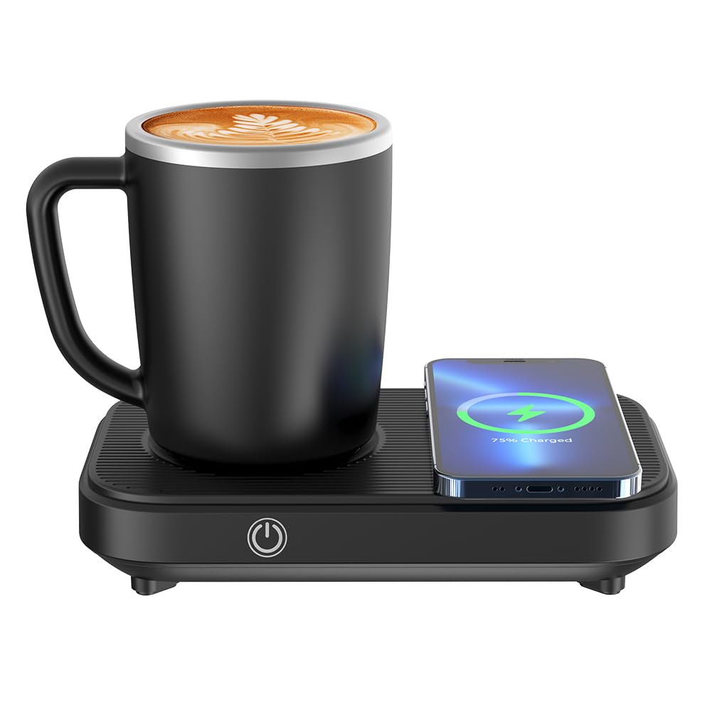 「4℃保冷・55℃保温」 HANSHUMY ドリンクホルダー スマホに充電させる 350ml 温冷ド ...