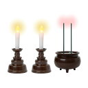 福正堂 仏壇用ledろうそく 電気ロウソク led 蝋燭 【日本製】 仏壇用 電池式ろうそく 電気ろうそく 電気 ろうそく 仏壇用ledろうそく 仏具 ミニ3