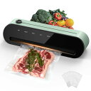 Toprime 真空パック機 フードシーラー ワンタッチ 自動真空シーラー -60Kpa吸引力 5in1 真空パック 真空バッグ付き フードセーバー 家庭用 乾...