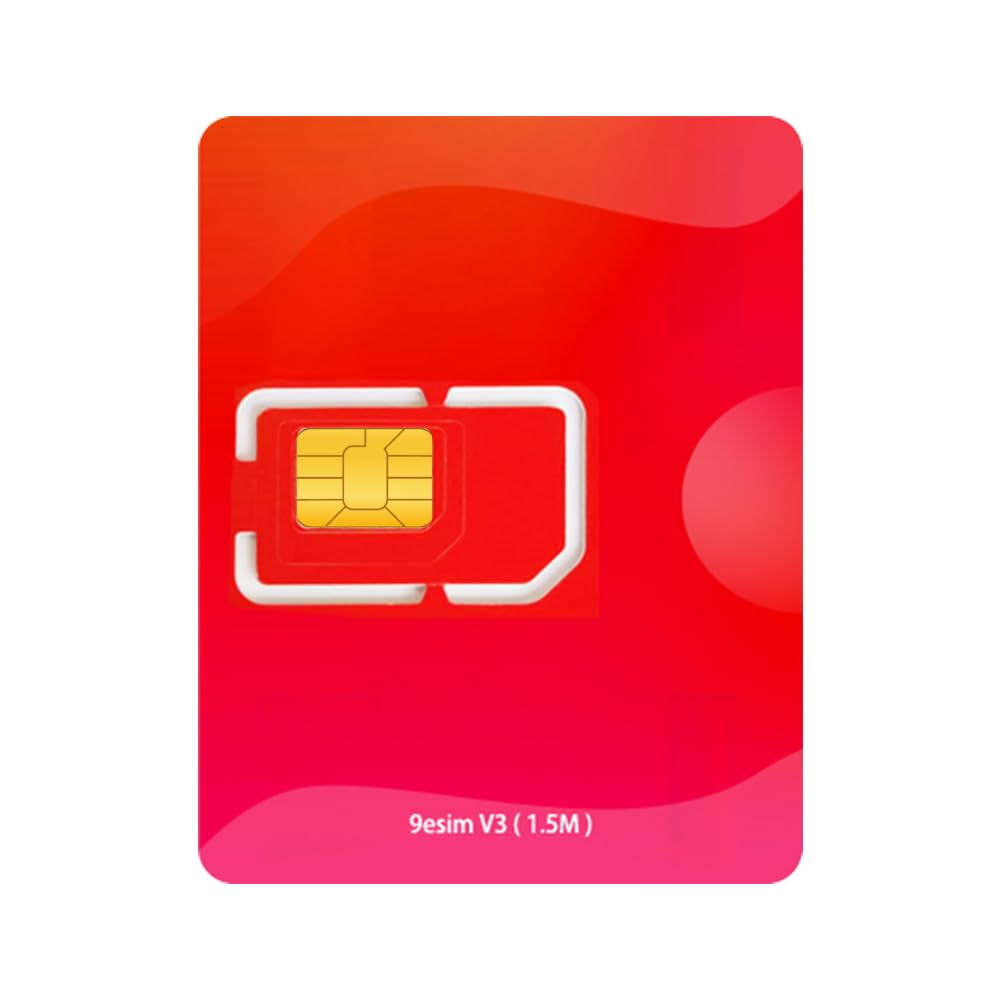 9esim v3 esim の物理的なカード 鍵を開けられたアンドロイドの電話 無制限のデータ sim アダプター 国際的な旅行ヨーロッパ米国日本通信 容易な使用のための前カット（物理的な e-SIM カード）
