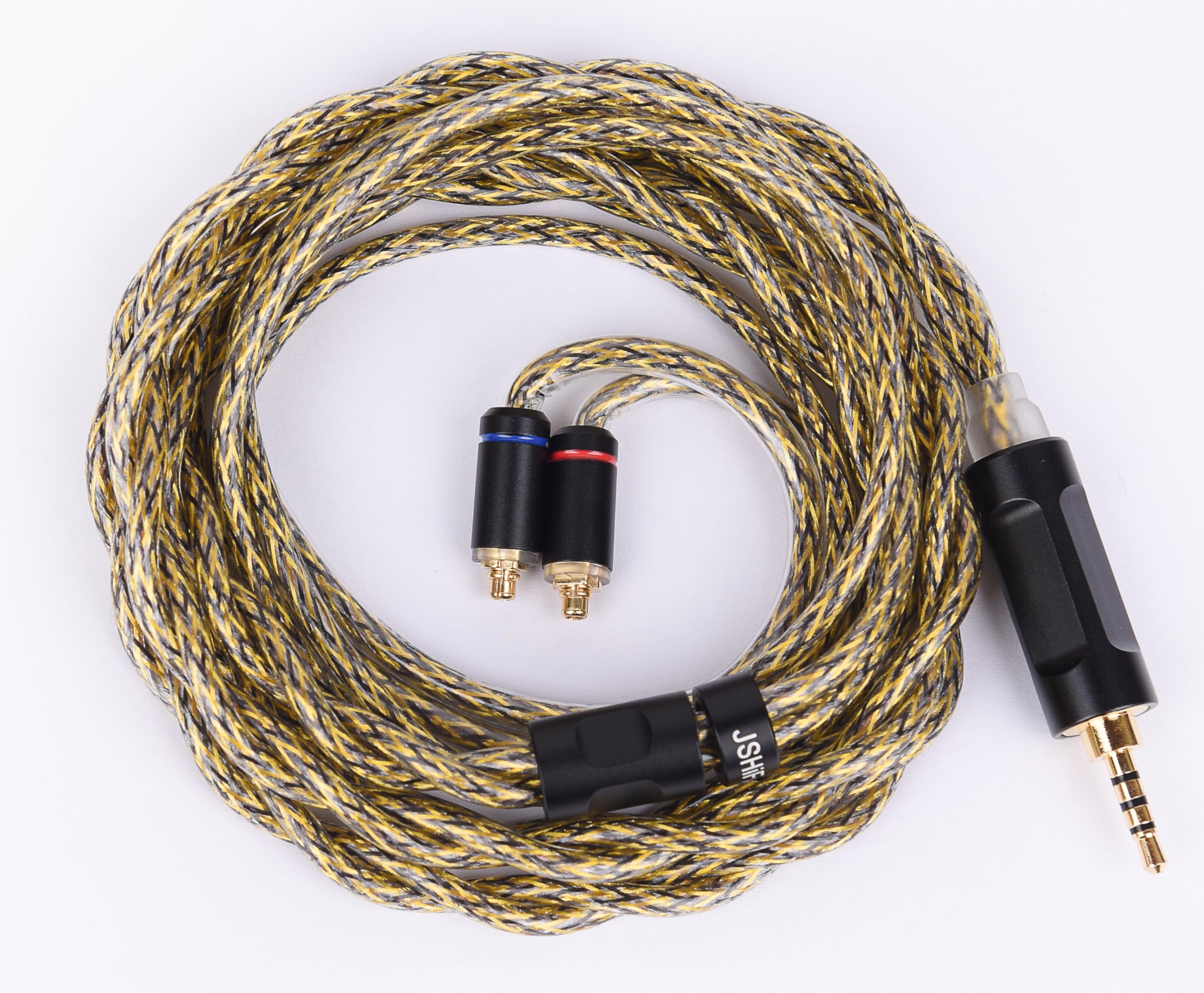 MMCX2.5mmリケーブル 希土銅＋ニッケル合金線材 MMCXイヤホンアップグレードケーブル 2.5mmバランスイヤフォン交換ケーブル (MMCX2.5mm)