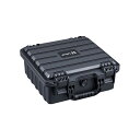 Lykus HC-2821 防水ハードケース 格子状カットスポンジが内蔵 内寸:28x26.2x12 cm カメラ、ドローン、ラップトップなどに適用