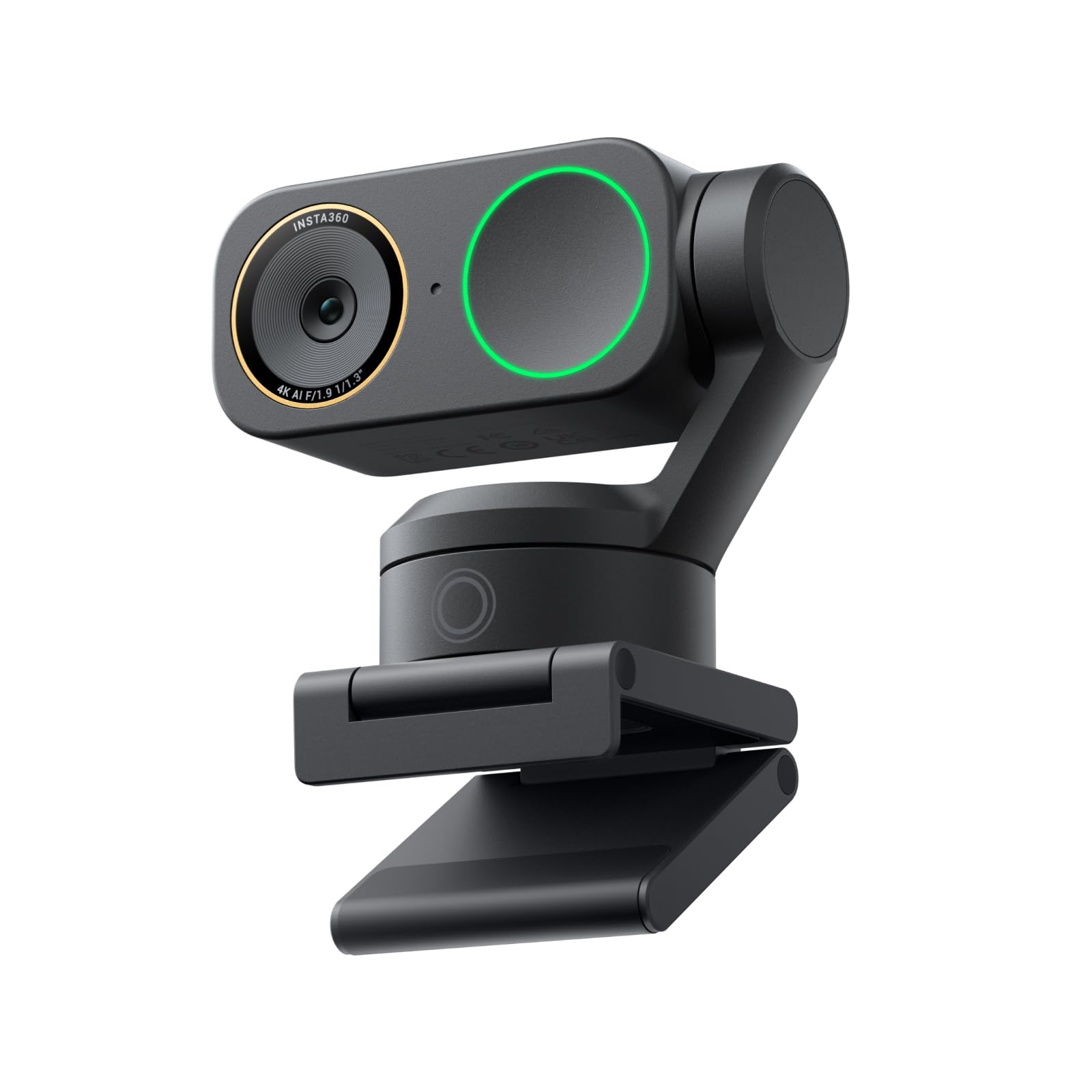 Insta360 Link 2 Pro - PC/Mac用4K PTZウェブカメラ 1/1.3インチセンサー 低照度 AIトラッキング HDR 指向性ノイズキャンセリングマイク ストリームデッキ ズーム チーム Twitchに対応 配信 オンラインミーティ
