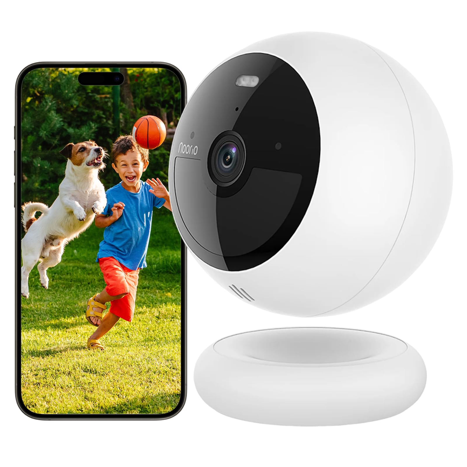【2025 Noorioノリオ B200 防犯カメラ 屋外 200万画素 ワイヤレス WiFi 磁石式マグネット 完全無線 見守りカメラ 充電式 IP66防水防塵 監視カメラ 音声通話 人感センサー 無料AI動体検知 カラーナイトビジョン アプリ通知 室内