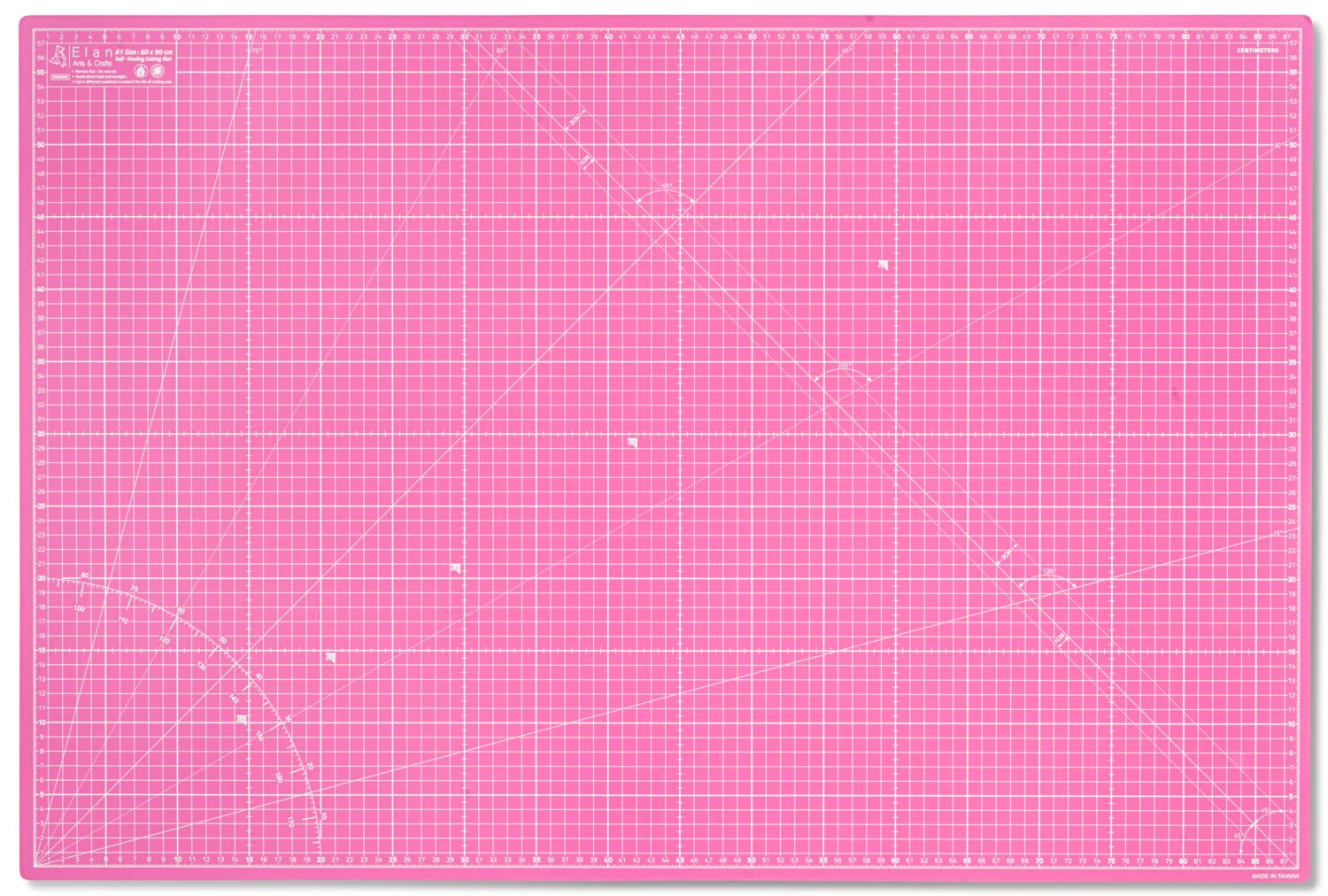 乐天商城 - Elan カッターマット 手芸用品 両面仕様 A1 90 x 60cm ピンクパープル カッティングマット 家庭用 業務用 カッティングマット